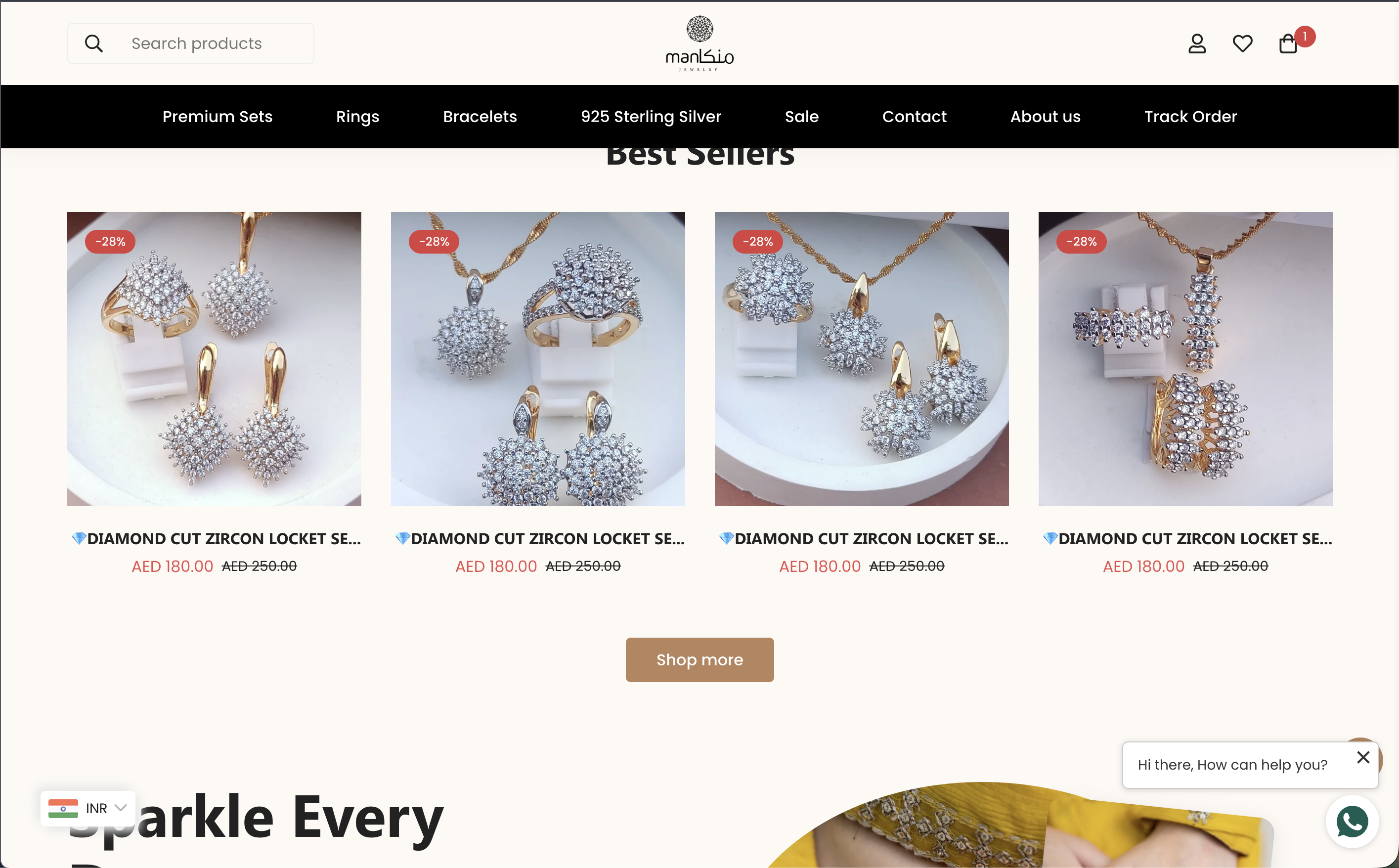 Manka Jewelry — Jewelry & Accessories ecommerce website design