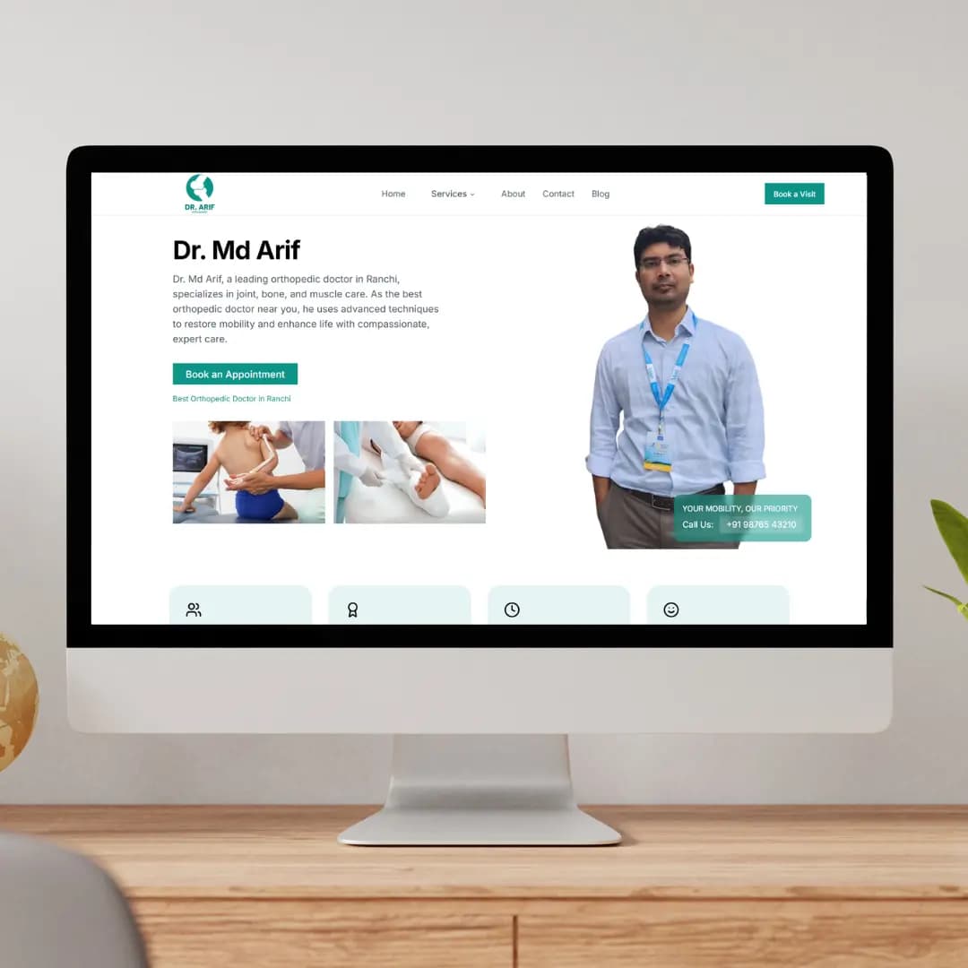 Dr. MD Arif — Expert Orthopedic Care Ranchi