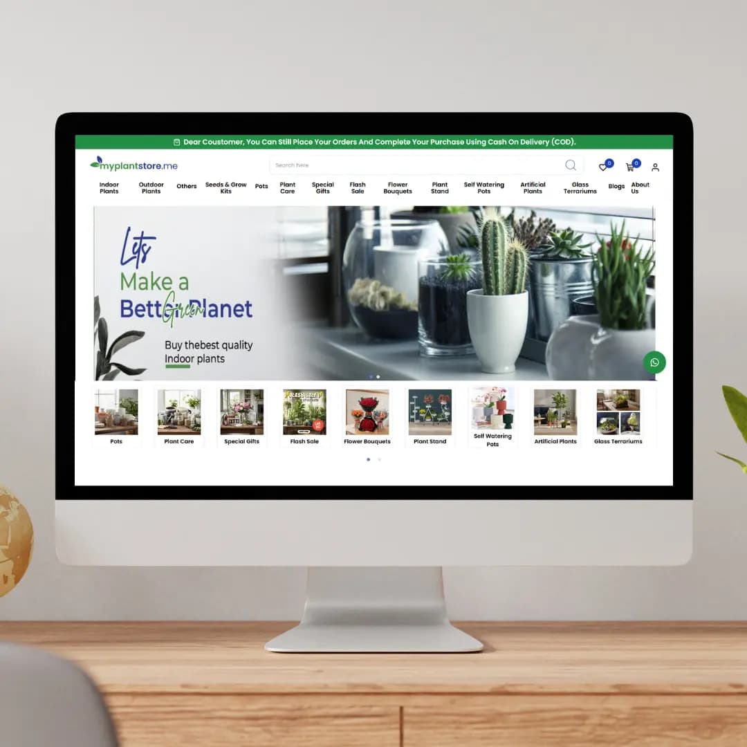 My Plant Store — Green E-commerce with Next.js