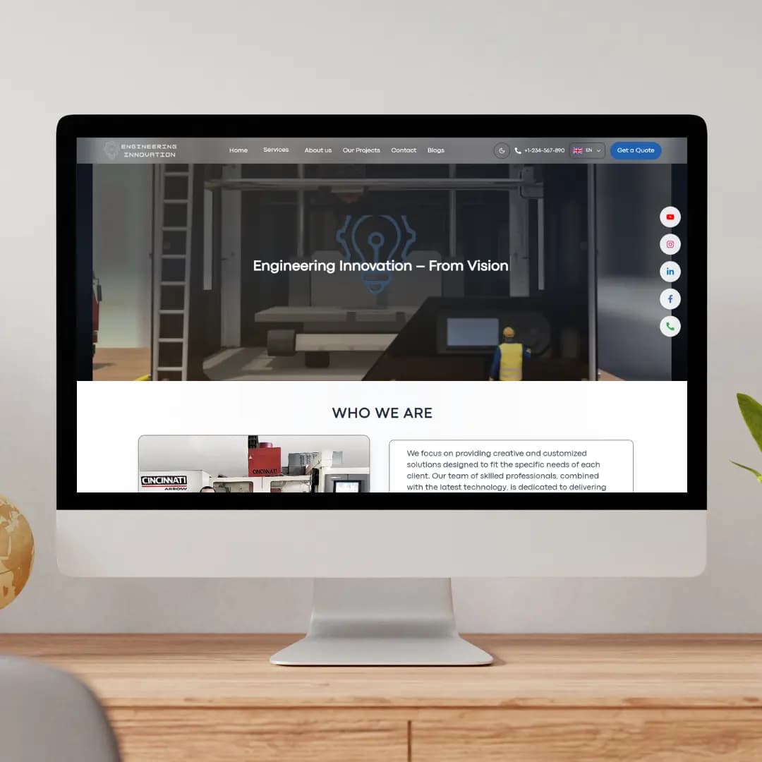 Engineering Innovation — Industrial Solutions & SEO