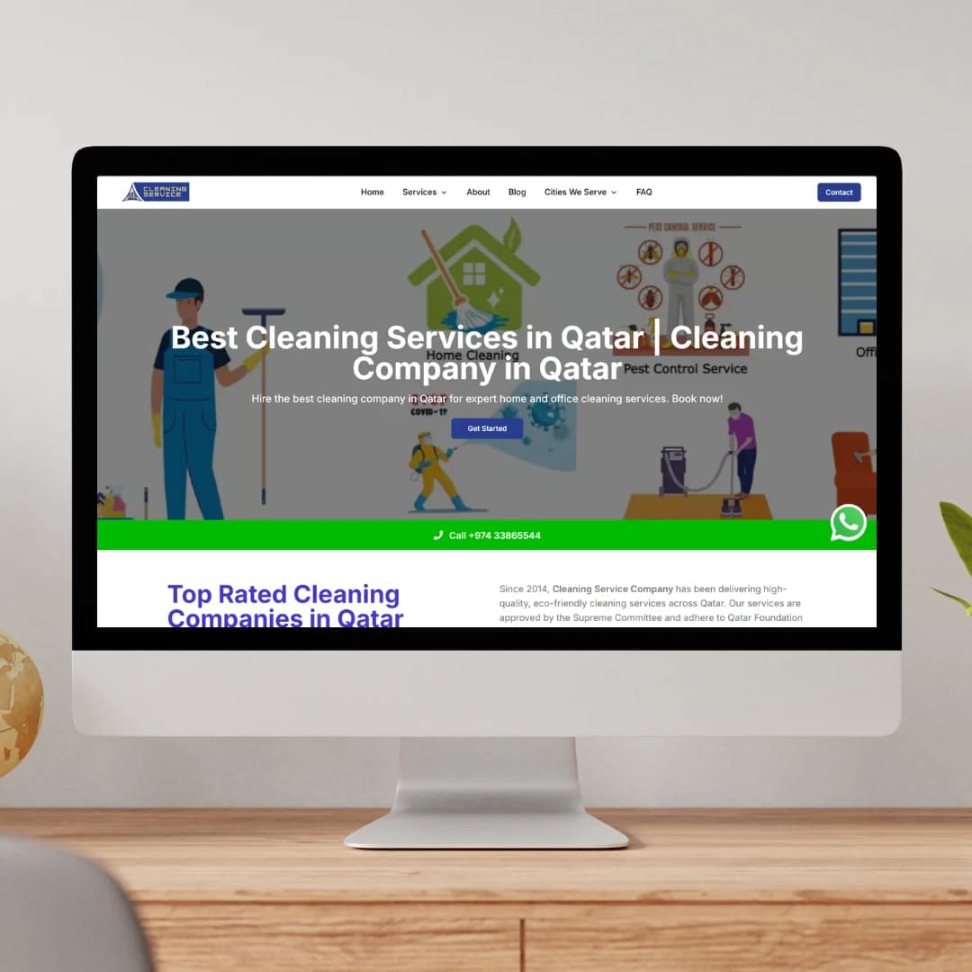 Cleaning Services QA — Dominating Search in Qatar