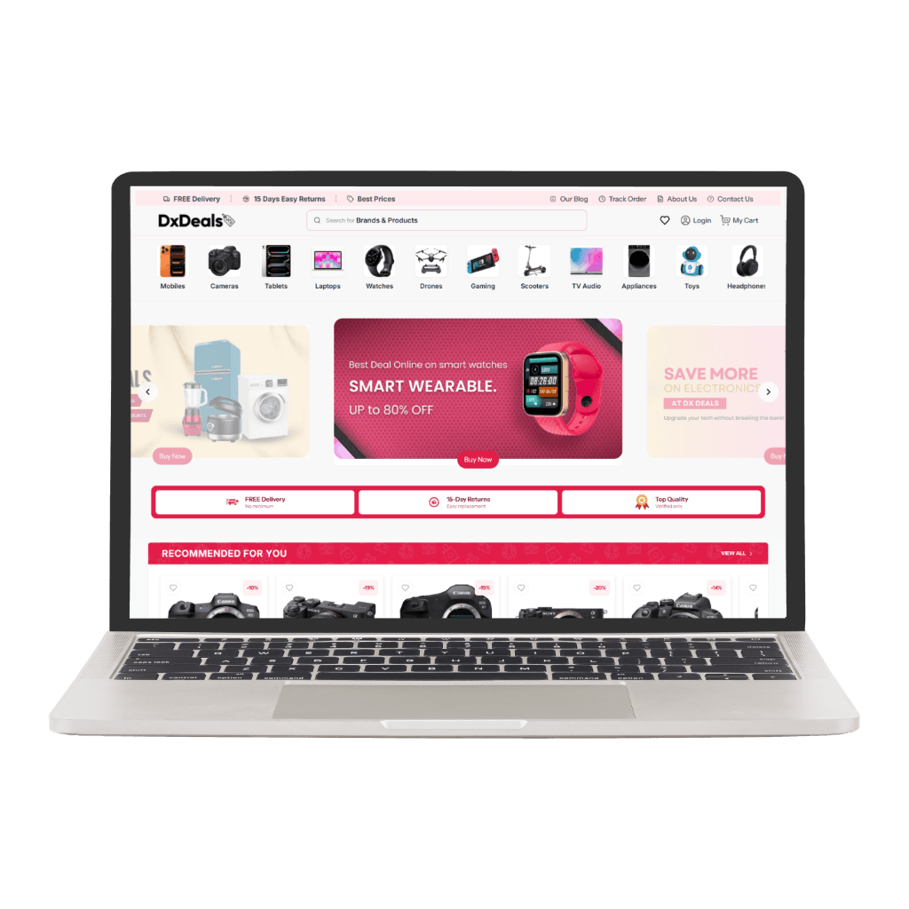 eCommerce website built by Control Shift, a Fujairah eCommerce development agency