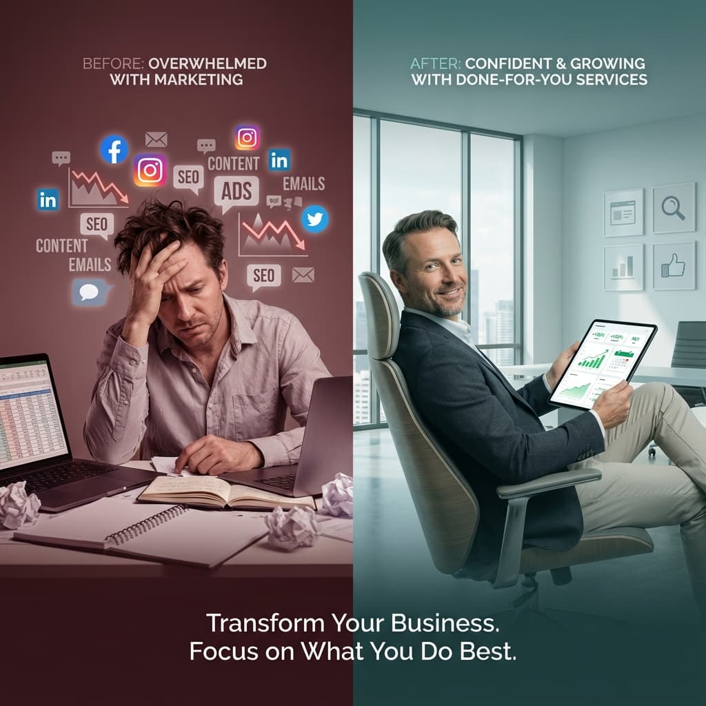 Done-For-You Marketing - Stress-Free Growth