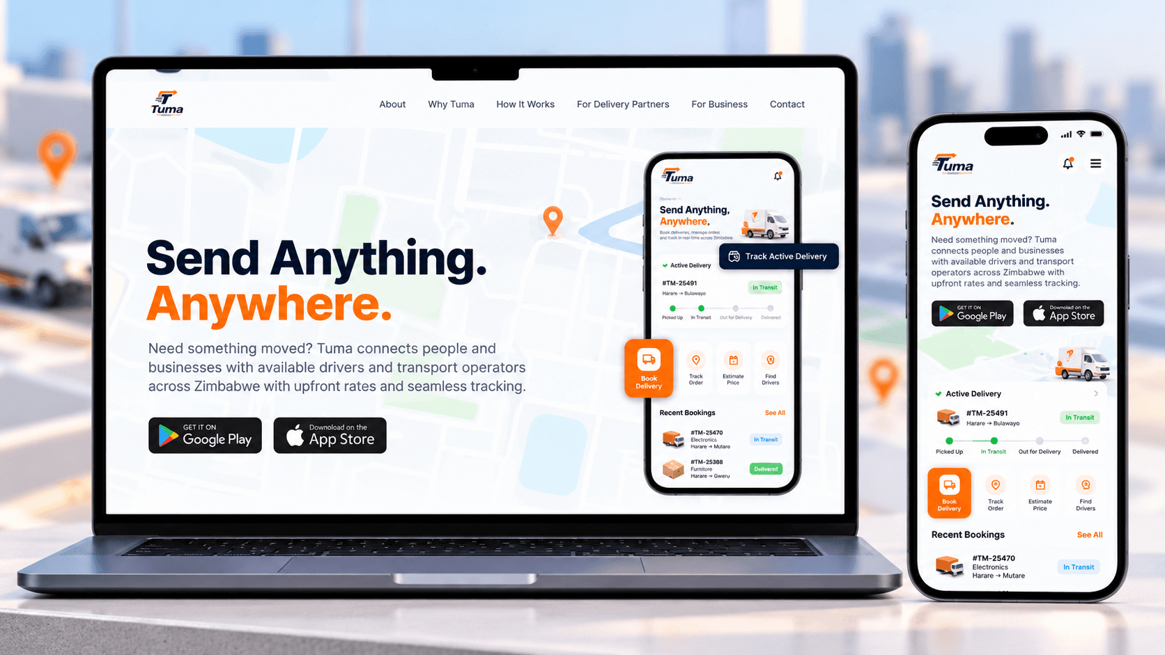 Tuma — Send Anything. Anywhere.