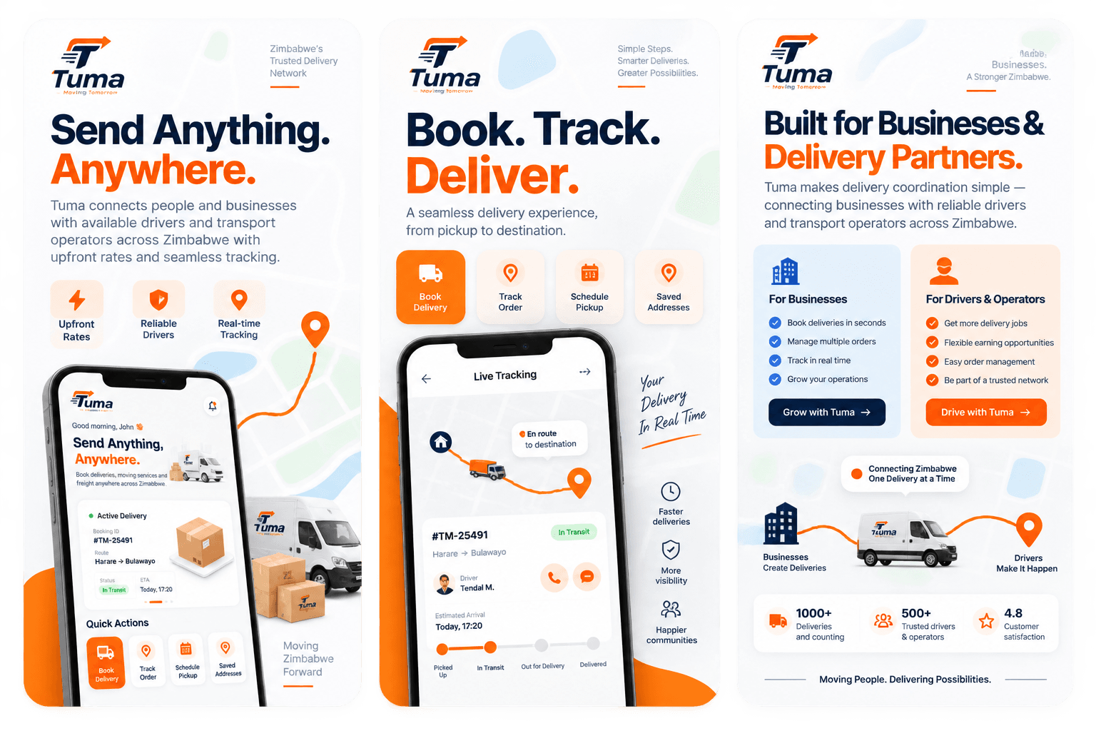 Tuma — Send Anything. Anywhere. - Operational Architecture & Interface Overview