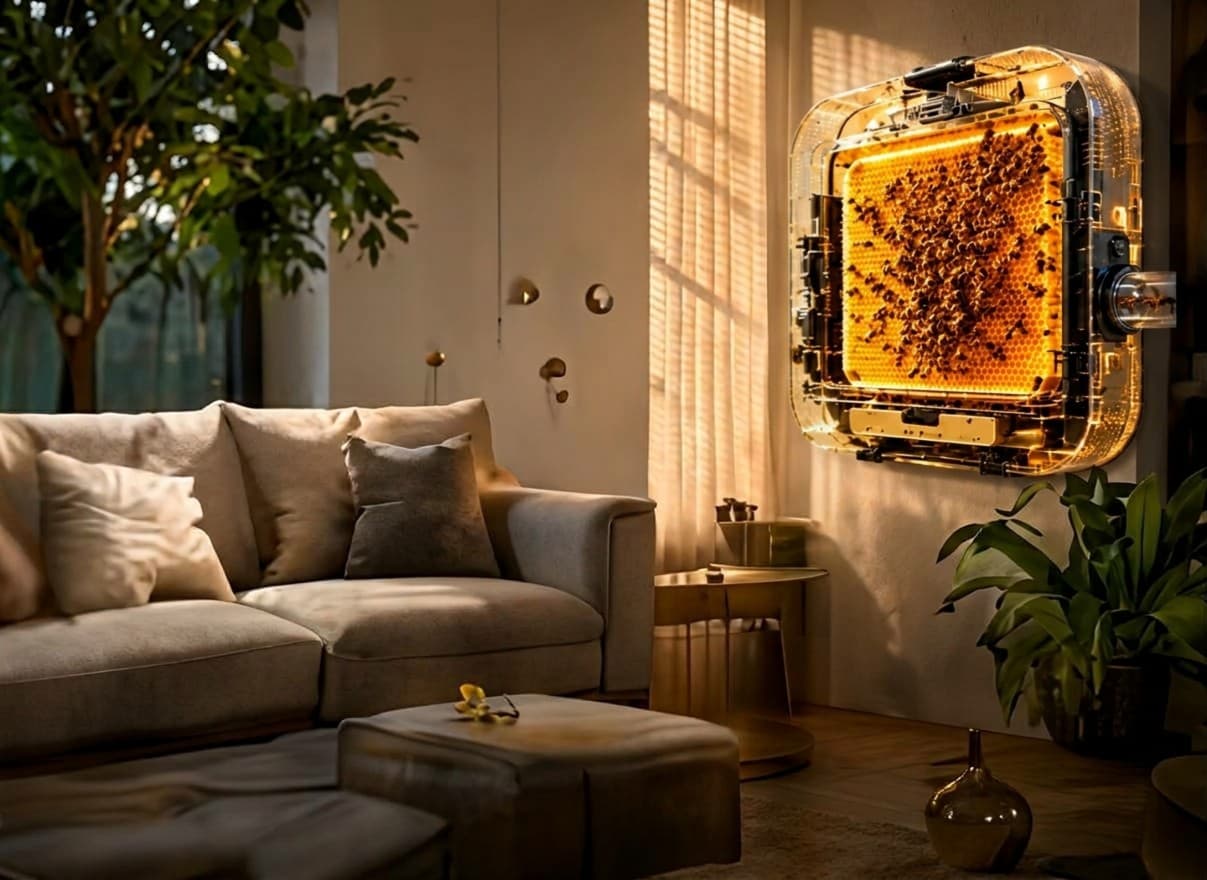 Wall-Mounted Interior Living Habitat