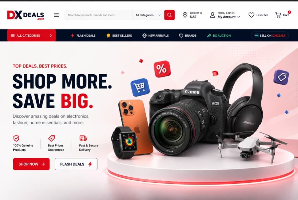 Screenshot of DxDeals - Electronics & Gadgets Online UAE