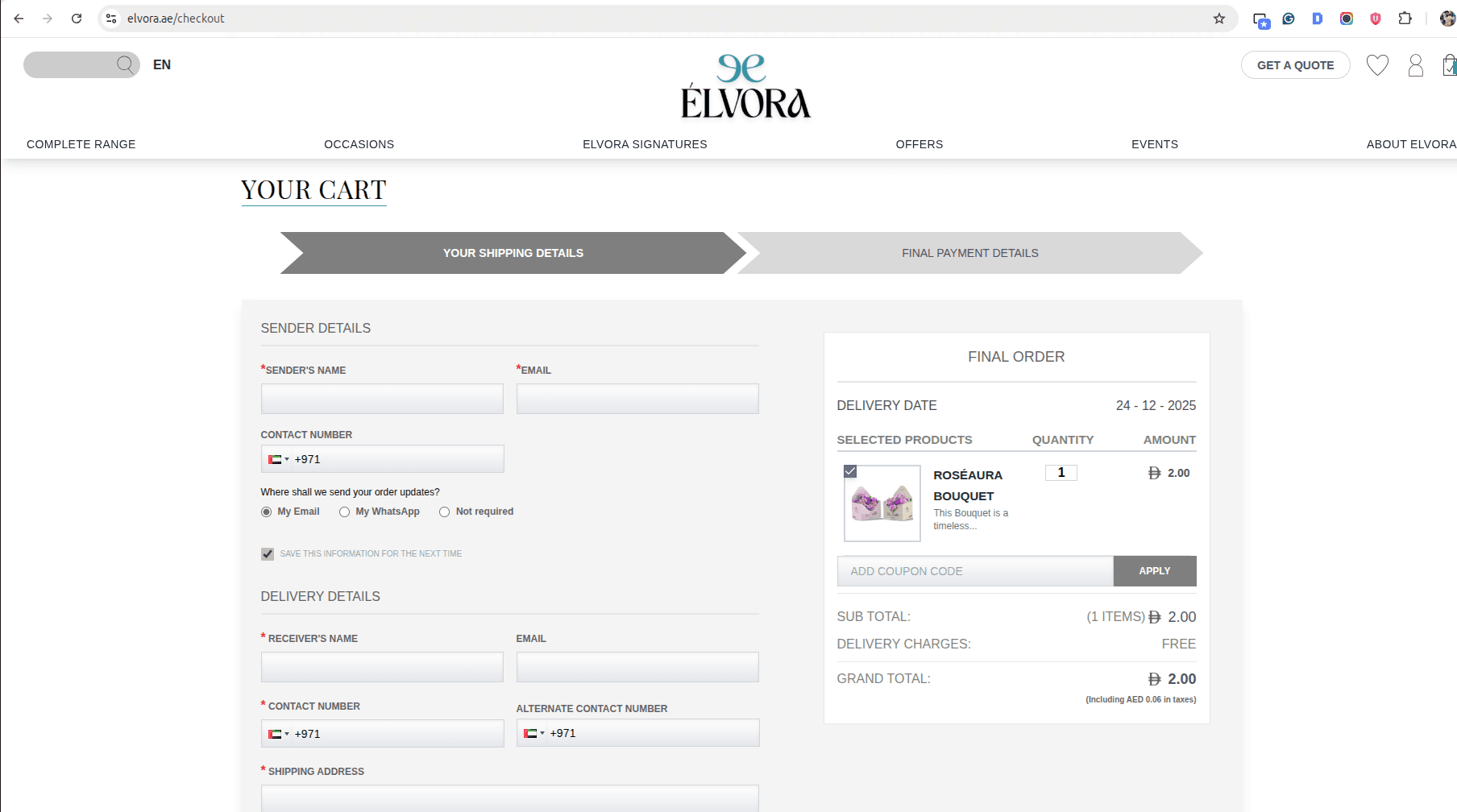 Mobile-First Checkout