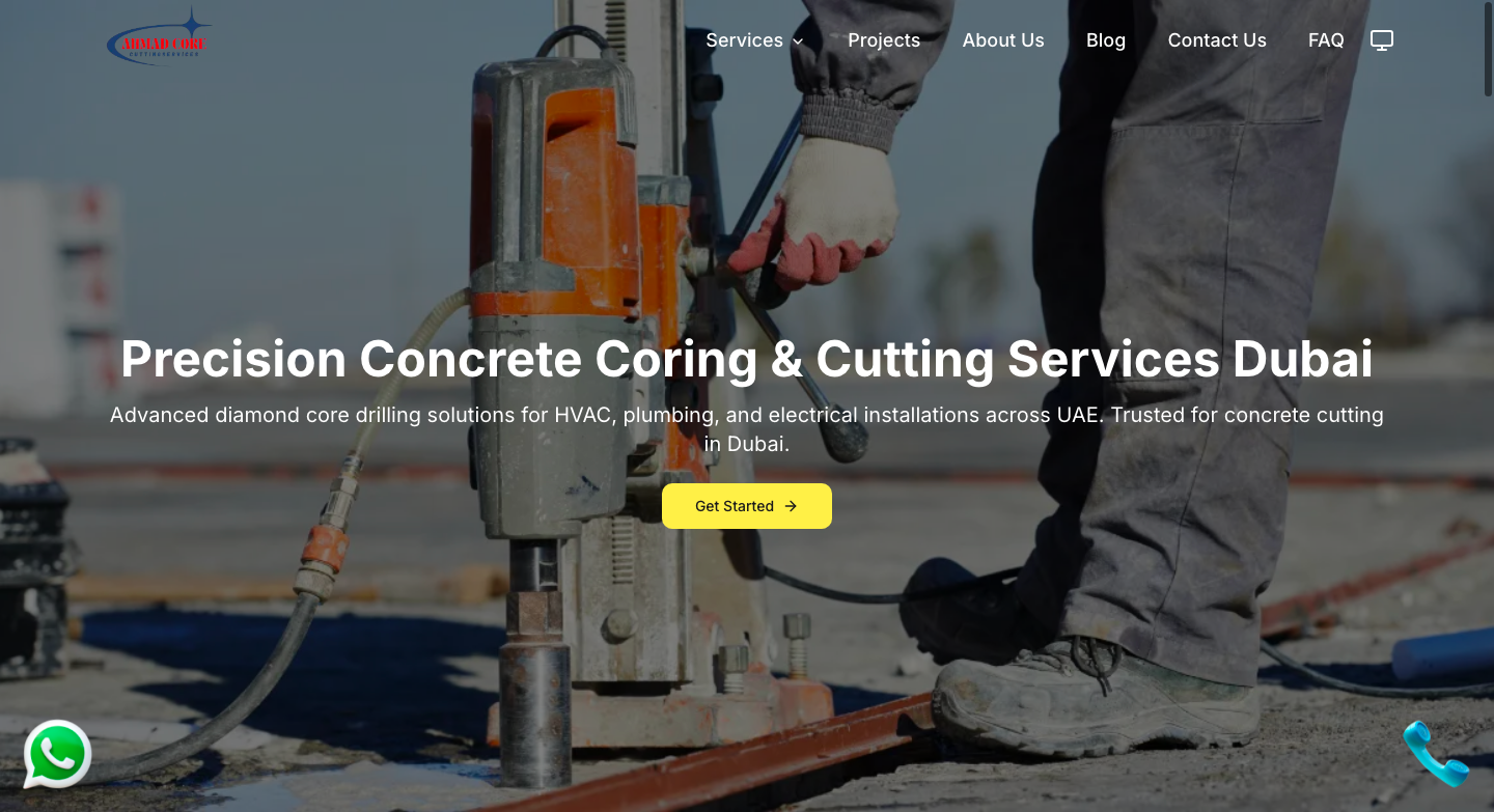 Preview of Professional Core Cutting and Drilling Services in Abu Dhabi project