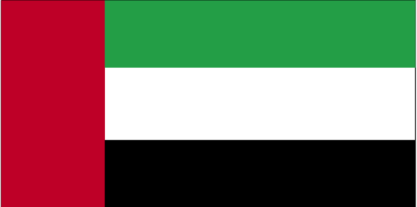 Flag of UAE, representing our client base in UAE