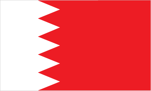 Flag of Bahrain, representing our client base in Bahrain