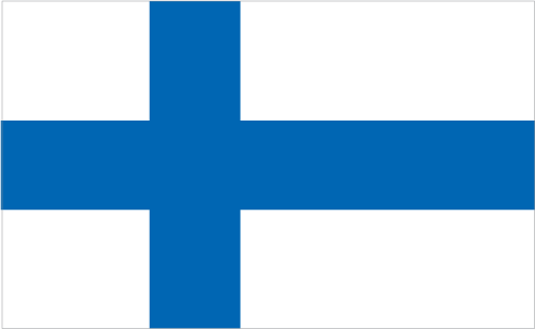 Flag of Finland, representing our client base in Finland