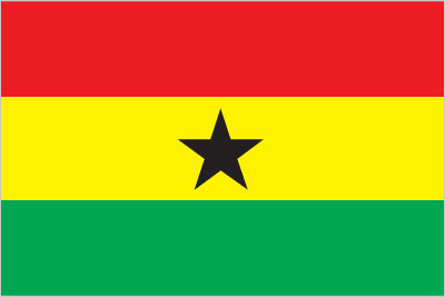 Flag of Ghana, representing our client base in Ghana