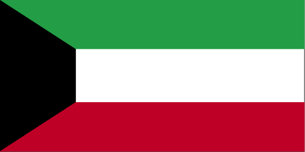 Flag of Kuwait, representing our client base in Kuwait