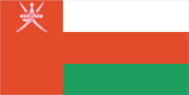 Flag of Oman, representing our client base in Oman