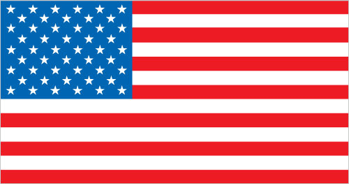 Flag of USA, representing our client base in USA