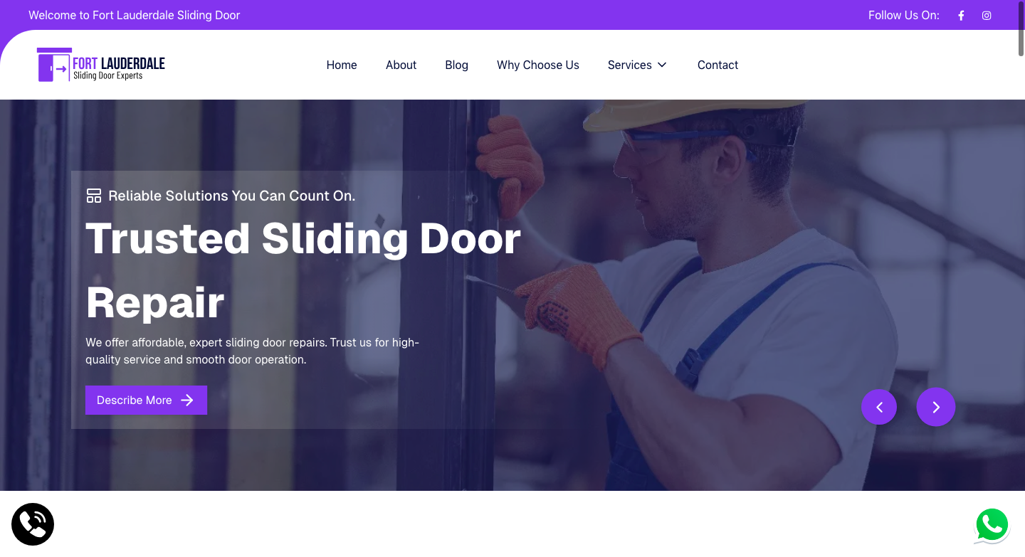 Preview of Expert Sliding Door Services in Fort Lauderdale project
