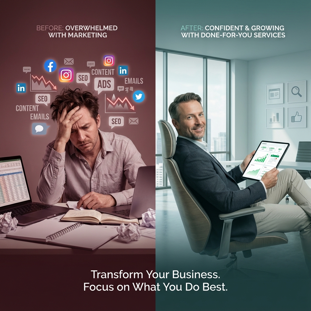 Done-For-You Marketing - Stress-Free Growth