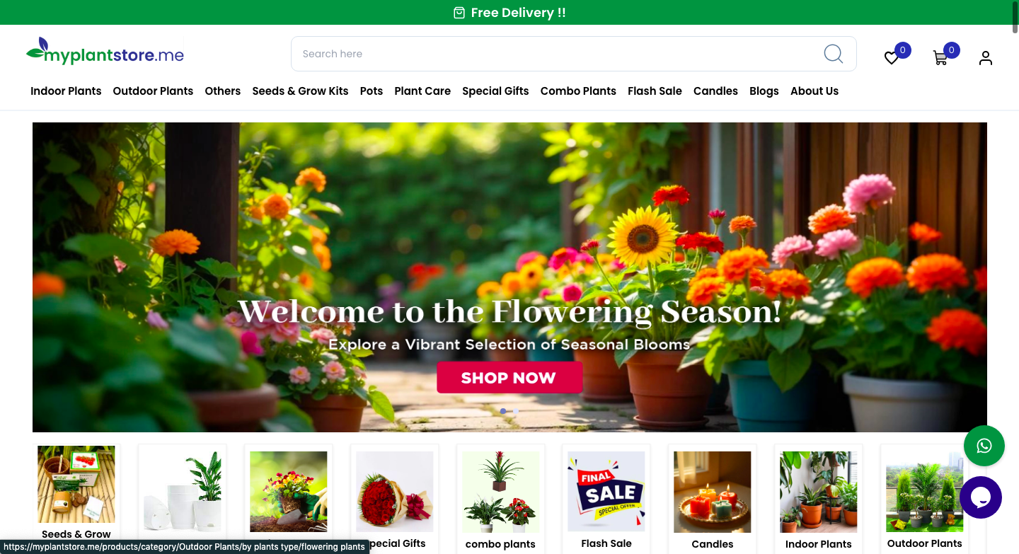 Preview of Best Online Plant Store in UAE project